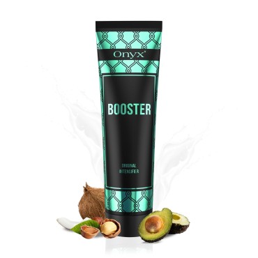 Onyx Booster Indoor Tanning Lotion with Intensifier | Women Mens Tanning Lotion with Accelerator Bronzer and Tattoo Protection Formula | Face & Body Tanning Lotion for Indoor and Outdoor - 5.07 fl oz