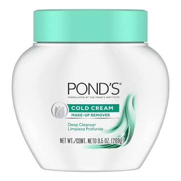 Pond's 9.5 oz. Cold Cream Cleanser Moisturizing Deep Cleanser & Makeup Remover