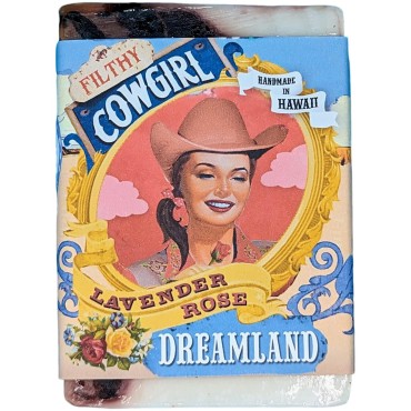 Filthy Cowgirl Lavender Rose Handmade Soap