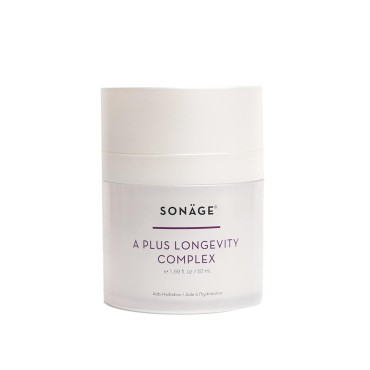 SONAGE A Plus Longevity Complex | Anti-Aging Night Cream For Face And Neck | Moisturizer with Hyaluronic Acid And Vitamin A | Target Wrinkles, Fine Lines, and Dryness | For All Skin Types