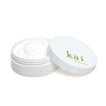 kai Body Butter, 6.4 oz., shea butter, apricot oil, cucumber, scented with the delicously, fresh + clean signature kai gardenia fragrance, vegan, cruelty free, made in the usa