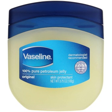 Vaseline 100% Pure Petroleum Jelly Skin Protectant 3.75 oz (Pack of 10)