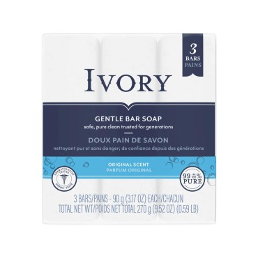 Ivory Bar Soap with Aloe 3 ea (Pack of 11)
