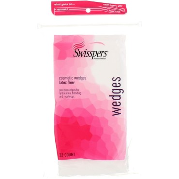 Swisspers Cosmetic Application Wedges 32 ea (Pack of 4)