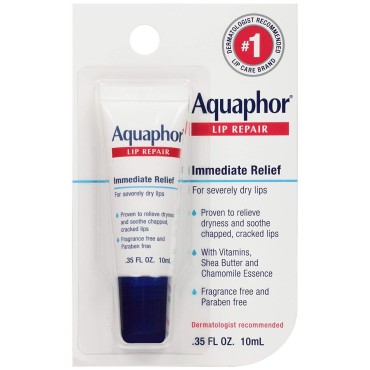 Aquaphor Lip Repair 0.35 oz (Pack of 10)