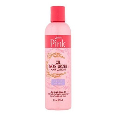 Luster's Pink Oil Moisturizer Hair Lotion Aloe Vera & Jojoba Oil 8 oz ( Pack of 4)