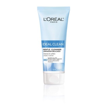 L'Oreal Ideal Clean Foaming Gel Cleanser 6.8 oz (Pack of 2) PACKAGING MAY VARY