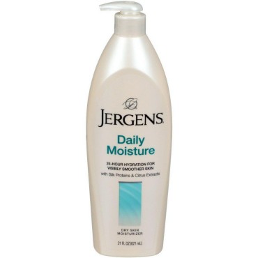 Jergens Daily Moisture Dry Skin Moisturizer 21 oz (Pack of 4)