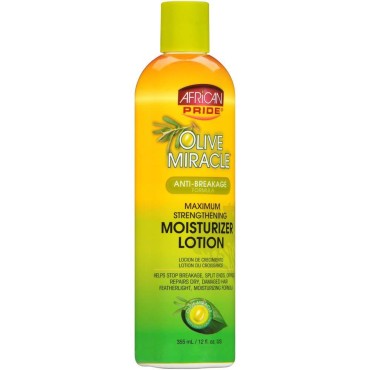African Pride Olive Miracle Moisturizer Lotion 12 ...