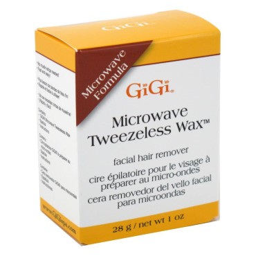 GiGi Microwave Tweezeless Wax 1 oz (Pack of 2)