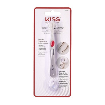 Kiss New York Tweezers (TWZ07 Slant Tip with Suction Cup)