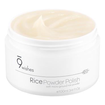 [9 wishes] Rice Facial Scrub, Hypoallergenic Micro...