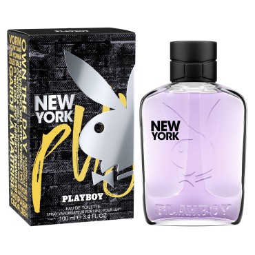 Playboy New York Eau De Toilette Spray, 3.4 Ounce