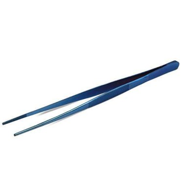 JB Prince Blue Straight Tip Tweezer 10 inches...