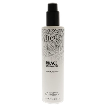 Tressa BRACE Styling Gel, for Firm Hold, Volume & Lift for Fine Hair,8.5 Fl Oz