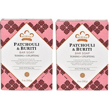 (Twin Pack) Nubian Heritage Bar Soap - Patchouli a...
