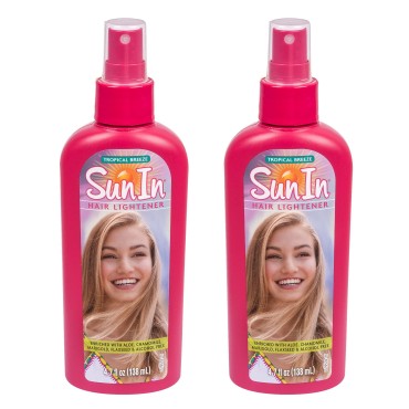 Sun-In Sun-In Hair Lightener Spray Tropical Breeze, Tropical Breeze 4.7 oz (Pack of 2) by Sun-In