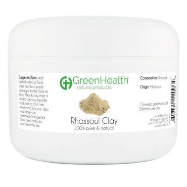 Rhassoul Clay Powder - 100% Pure & Natural by GreenHealth