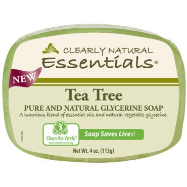 Clearly Natural Glycerin Bar Soap - Tea Tree - 4 oz by Clearly Natural