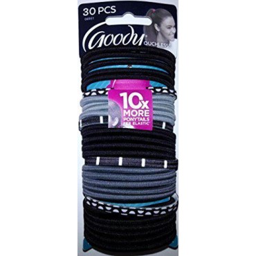 Wmns Ouchlss Elstc Blk/Wht Mod,Goody Products,6951...