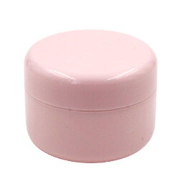 12 Pcs 50G 50ML Refillable Plastic Empty Face Cream Lotion Cosmetic Powder Container Makeup Make Up Glitter Storage Bottle Jar Lot with Inner Lids - Pink