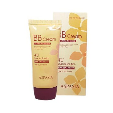4U Speical Soultion BB Cream 50ml SPF 50+ PA+++ Miracle Skin Perfector BB Cream Anti-Aging Secret Black