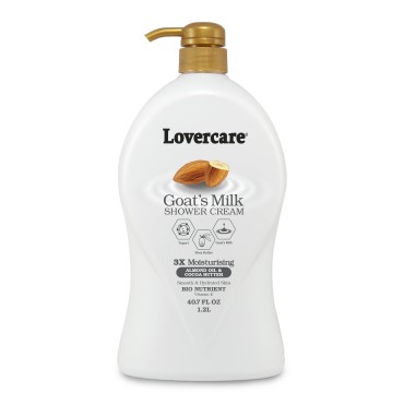 Lover's Care Goat's Milk Shower Cream 3x Moisturising plus Bio Nutrient (Almond Oil and Cocoa Butter) by Lover's Care