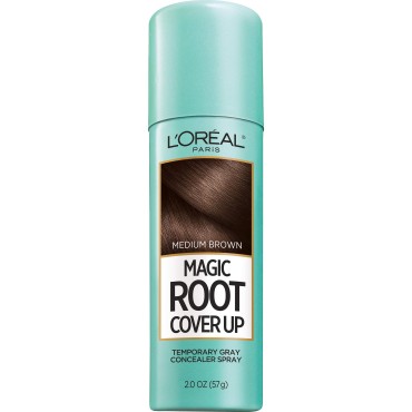 Loreal Root Cover Up Spray Medium Brown 2oz (6 Pac...