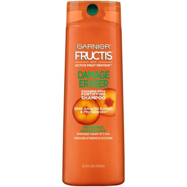 Garnier Fructis Damage Eraser Shampoo, Distressed, Damaged Hair, 12.5 fl. oz.