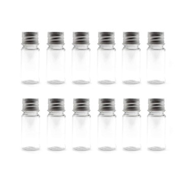 12Pcs 10ml/20ml Empty Refillable Clear Plastic Bot...