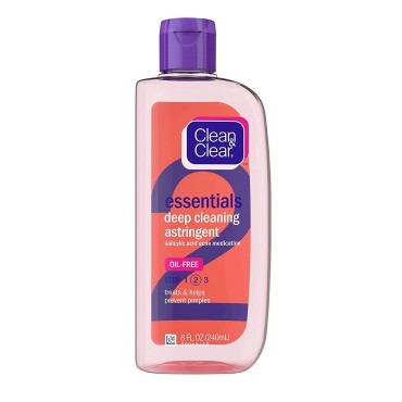 Clean & Clear Essentials Deep Cleaning Astringent, 8 Ounce
