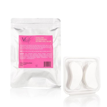 Vlash Eyelash Extensions Hydro Gel Mask, 40 Count,...