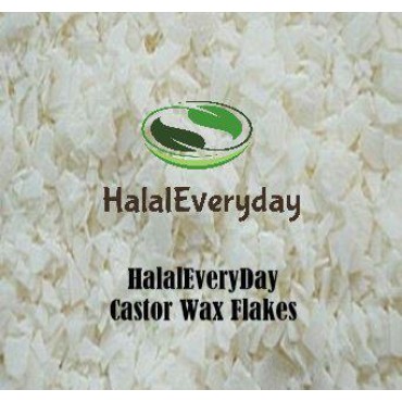 Castor Wax - Hydrogenated Castor Oil - Great thickening agent for lotions and creams, lip balms, body creams, hair care products, eye makeup.1lb/16oz