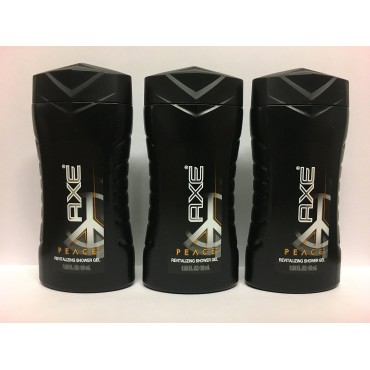 AXE Revitalizing Shower Gel, Peace, Travel Size, 1.69 Once (Pack Of 3)
