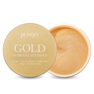 Gold Hydrogel Eye Patch, 60 Patches, Petitfee...