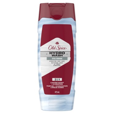 Old Spice Hydro Wash Body Wash Hardest Working Collection Steel Courage 16 oz