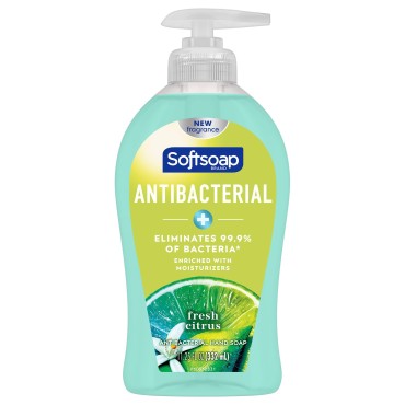Softsoap Antibacterial Liquid Hand Soap, Fresh Citrus - 11.25 fluid ounce