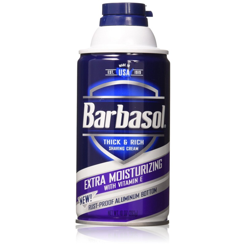 Barbasol Extra Moisturizing With Vitamin E Shaving Cream, 10 oz., 2 Piece