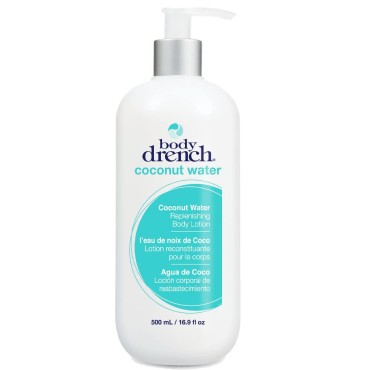 Body Drench Coconut Water Replenishing Body Lotion for All Skin Types, 16.9 Fl Oz