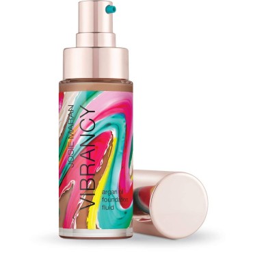 Josie Maran Vibrancy Argan Oil Foundation Fluid - Smooth, Supple, Baby-Skin Finish That’s Alive With Color (30ml/1.0oz, Magical)