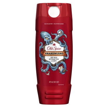 Old Spice Wild Collection Body Wash, Krakengard, 16 Fluid Ounce