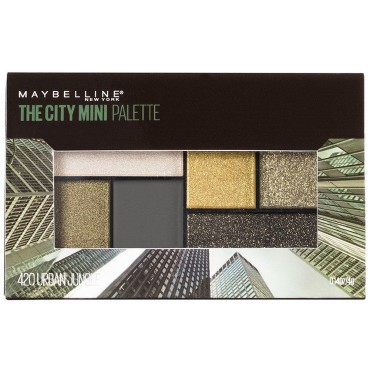Maybelline New York Makeup The City Mini Eyeshadow Palette, Urban Jungle Eyeshadow, 0.14 oz