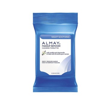 Almay Night Soothing Makeup Remover Cleansing Towe...