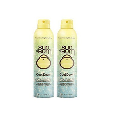 Sun Bum Cool Down Hydrating After Sun, 6 oz - After Sun Spray (2 Pack)