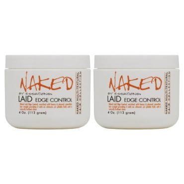 Naked by Essations Laid Edge Control 4oz Pack of 2