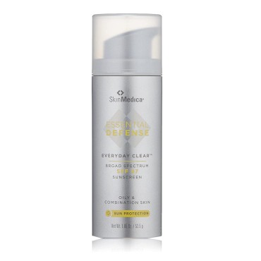SkinMedica Essential Defense Everyday Clear SPF 47 Sunscreen for Face - This Lightweight, Facial Sunscreen is Ideal for Oily and/or Combination Skin, 1.85 Oz