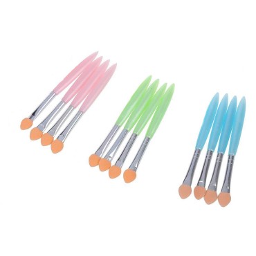 VNDEFUL 12 Pcs Assorted Color Plastic Handle Eye E...