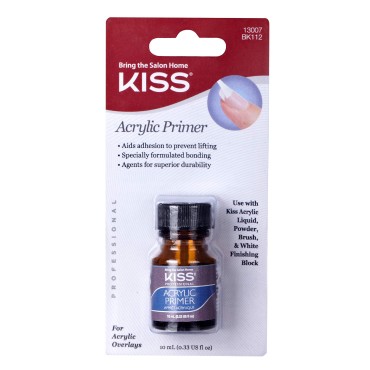 KISS Acrylic Primer 0.33 Ounce (10ml) BK112 (2 PAC...