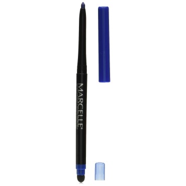 Marcelle 2-in-1 Retractable Eyeliner, Azurite, Waterproof, Easy-To-Smudge, Smokey Eye, Long-Lasting 12h, Fragrance-Free, Hypoallergenic, Cruelty-Free, 0.31 g