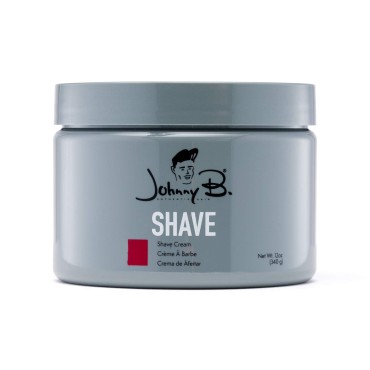 Johnny B Premium Men's Shave Cream 12 oz.